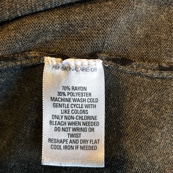 Turtleneck  blouse black and grey print - Picture 7 of 7